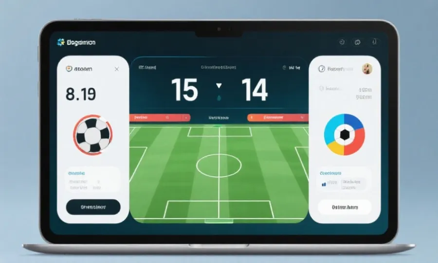 即时比分可视化示意图